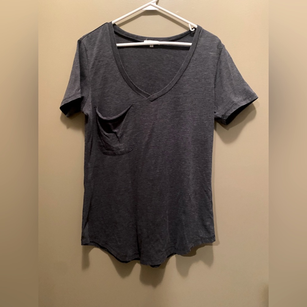 Z Supply Grey Pocket Tee